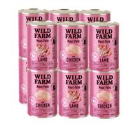 WILD FARM Pate Chicken/Lamb 12x400g - cibo senza glutine per gatti