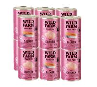 WILD FARM Pate Chicken/Salmon 12x400 g - cibo senza glutine per gatti
