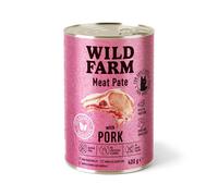 WILD FARM Pate Pork 400g - cibo senza glutine per gatti