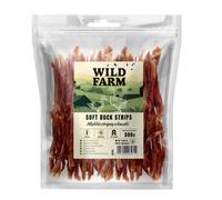 WILD FARM Strisce morbide di anatra 500 g snack per cani