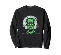 Wild Frankenstein Halloween Graphic Tees - Cool Frankenstein Felpa