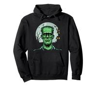 Wild Frankenstein Halloween Graphic Tees - Cool Frankenstein Felpa con Cappuccio