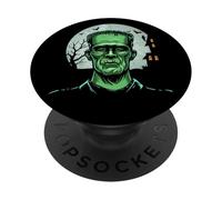 Wild Frankenstein Halloween Graphic Tees - Cool Frankenstein PopSockets PopGrip Adesivo