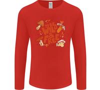 Wild & Free Mushroom Foraging Nature Uomo Long Sleeve T-Shirt