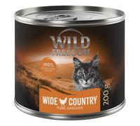 Confezione prova! Wild Freedom Crocchette, Umido & Snacks - Adult "Wide Country" Pollo Puro:- 200 g Umido