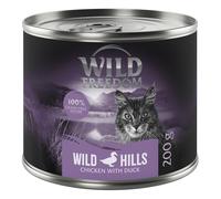 Wild Freedom Adult lattine 6 x 200 g - NUOVO: Wild Hills Anatra & Pollo