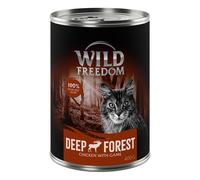 Wild Freedom Adult lattine 6 x 400 g - Deep Forest - Selvaggina & Pollo