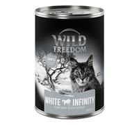 Wild Freedom Adult 24 x 400 g - senza cereali Alimento umido per gatto - White Infinity - Pollo & Cavallo
