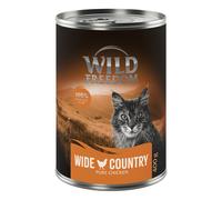 Wild Freedom Adult 12 x 400 g - senza cereali Alimento umido per gatto - Wide Country - Pollo Puro