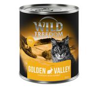 Wild Freedom Adult 6 x 800 g - senza cereali Umido per gatto - Golden Valley - Coniglio & Pollo
