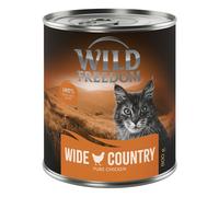 Wild Freedom Adult 6 x 800 g - senza cereali Umido per gatto - Wide Country - Pollo puro