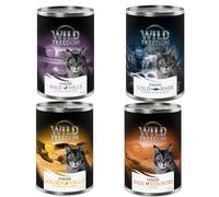 Wild Freedom Adult Sterilised 6 x 400 g - senza cereali - Mix: 2x Wide Country, 2x Cold River, 1x Golden Valley, 1x Wild Hills