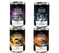 Wild Freedom Adult Sterilised 6 x 400 g - senza cereali Umido per gatto - Mix: 2x Wide Country, 2x Cold River, 1x Golden Valley, 1x Wild Hills