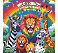 Wild Friends Rainbow Adventure Coloring Book: “Crazy Animal Fun for Kids of All Ages”