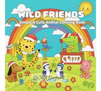 Wild Friends: Simple & Cute Animal Coloring Book