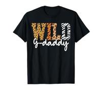 Wild G-Daddy Animal Pattern Padre Terra Giorno Maglietta