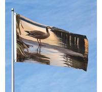 Wild Goose By The Bridge Bandiera 2x3 Ft Double Sided No Fade Welcome Garden Flag Yard Flag Con Ottone Outdoor Banner Decor Per Cortile Portico Prato Decor
