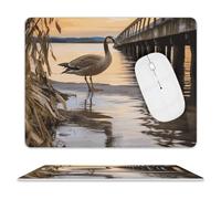 Wild Goose By The Bridge Tappetino Mouse Lavabile Tappetini per Il Mouse Soffice Mousemat per Laptop Pc Ufficio 25X30Cm