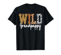 Wild Grandpappy Animal Pattern Padre Terra Giorno Maglietta