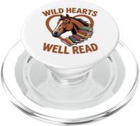Wild Heart Ben Leggi Cavalli Amante Libro Nerd Cowgirl Western PopSockets PopGrip per MagSafe