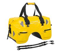 WILD HEART Borsa Da Sella Per Moto A Secco 70l Con Cinghie In Corda E Tasca Interna Impermeabile In Pvc 500d Per Viaggio, Moto E Così Via (giallo)