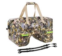 WILD HEART Borsa Da Sella Per Moto A Secco 70l Con Cinghie In Corda E Tasca Interna Impermeabile In Pvc 500d Per Viaggio, Moto E Così Via (foglie autunnali)