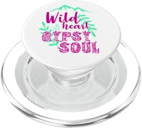 Wild Heart Gypsy Soul Boho Mountain Nature Design PopSockets PopGrip per MagSafe