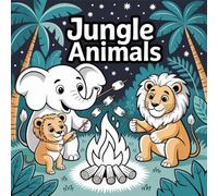 Wild Heart of the Jungle: 100 Animal Coloring Pages: Bring elephants, birds, and tropical habitats to life with color.