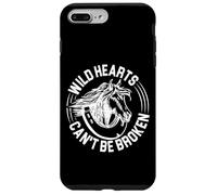 Wild Hearts Cant Be Broken Horses Jumping Equitazione Custodia per iPhone 7 Plus/8 Plus