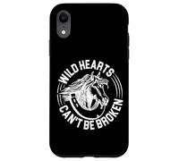 Wild Hearts Cant Be Broken Horses Jumping Equitazione Custodia per iPhone XR