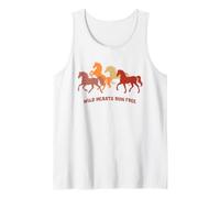 Wild Hearts Run Free Cavalli al Galoppo Canotta