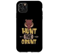Wild Hog Hunting Game Design Per Ragazzi Custodia per iPhone 11 Pro Max
