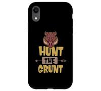 Wild Hog Hunting Game Design Per Ragazzi Custodia per iPhone XR