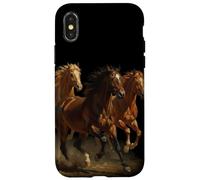 Wild Horse Retro Vintage 80s 90s Western Grunge Graphic Custodia per iPhone X/XS