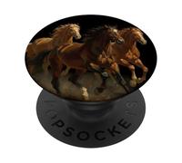 Wild Horse Retro Vintage 80s 90s Western Grunge Graphic PopSockets PopGrip Adesivo