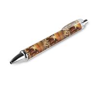 Wild Horses Running on the Beach - Penna a sfera con stampa a scomparsa, fusto rotondo nero, punta fine da 0,5 mm, 1 pezzo come foto 2