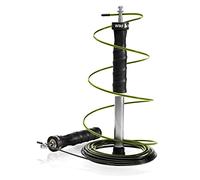 Wild Instincts® Corda per Saltare Professionale con Maniglie Antiscivolo e Cuscinetti a Sfera/Corda per Saltare Boxe/Jump Rope con pesi Aggiuntivi/Corda per Saltare Pesante/Corda Fitness