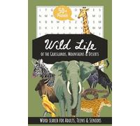 Wild Life Drylands Word Search: Word searches with easy to read Print about Mountain, Grassland, Desert animals and more| 110 pages | 50+ puzzles| ... for, holidays, vacation and free time