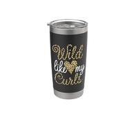 Wild like my Curls Bicchiere termico in acciaio inox doppia parete