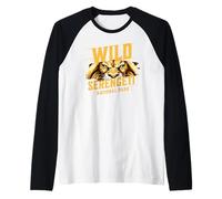 Wild Lion nel Parco Nazionale del Serengeti Africano Safari Tanzania Maglia con Maniche Raglan