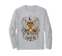 Wild Little Spell Magic Forest Wicca Halloween Maglia a Manica