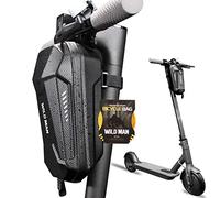 WILD MAN E - Borsa da manubrio per scooter da 2 l, colore: nero