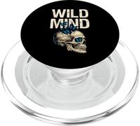 Wild Mind Vintage Grunge Skull Farfalle Goth Estetica PopSockets PopGrip per MagSafe