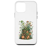 Wild Nature Garden with Mushrooms and Cracked Pots Custodia per iPhone 12 mini