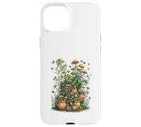 Wild Nature Garden with Mushrooms and Cracked Pots Custodia per iPhone 15 Plus