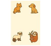 Wild Notes: An animal themed notebook with 100 fun facts about animals