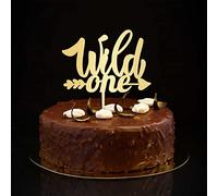 Wild One Cake Toppers Baby Battesimo Cake Topper Personalizzato Mommy To Be Decorazioni Baby Battesimo Regali per Nuova Mamma Oro