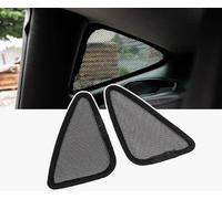 Wild Panther 2 Pezzi Tendina per Finestrino Auto per Tesla Modello 3 X Y Accessori per Parasole Triangolo Protezione Modello Tre Coperture per Rete Parasole per Lunotto Posteriore Opaco (Triangolo)