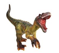 Wild predators - Velociraptor Foam, morbidi con suono, personaggi dinosauri giocattoli per bambini dai 3 anni in su, dinosauro gigante giocattolo, verde, 3 anni o più.