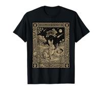 Wild Rabbit Constellation Tarocchi Gothic Celestial Maglietta